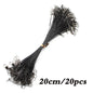 Anti Bite Steel Fishing Line Steel Wire Leader With Swivel Fishing Accessory Lead Core Leash Fishing Wire 15cm 20cm  30cm Pi-Mart