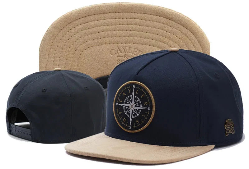 Classic Snapback Hat – Flat Bill Adjustable Baseball Cap FitiqueFit