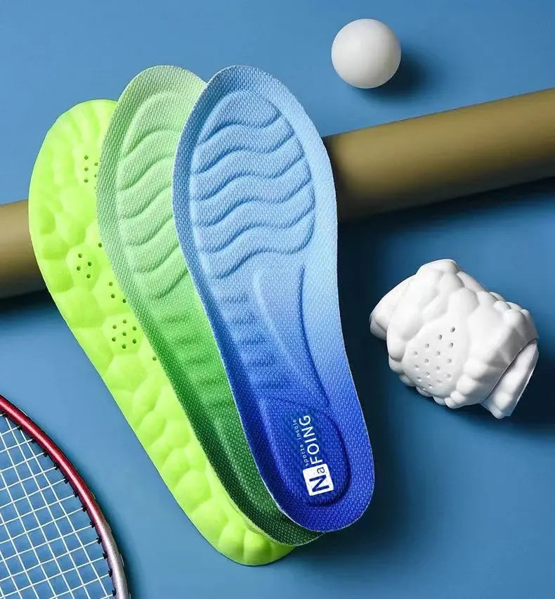 4D Cloud Technology Sports Insoles for Shoes PU Sole Soft Breathable Shock Absorption Cushion Running Orthopedic Care Insoles NovaCart