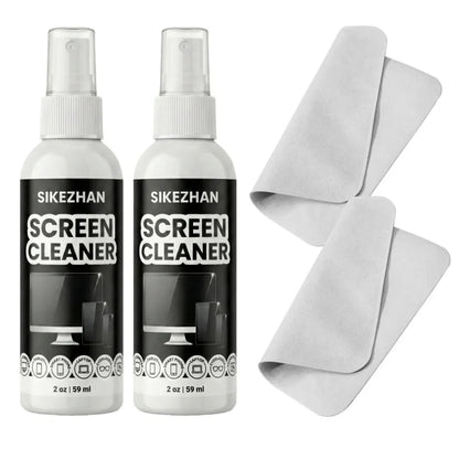 SIKEZHAN Screen Cleaner Kit with Polishing Cloth - Streak-Free Spray for MacBook, iPad, iPhone, Laptop, Monitor & TV (2oz) Pi-Mart
