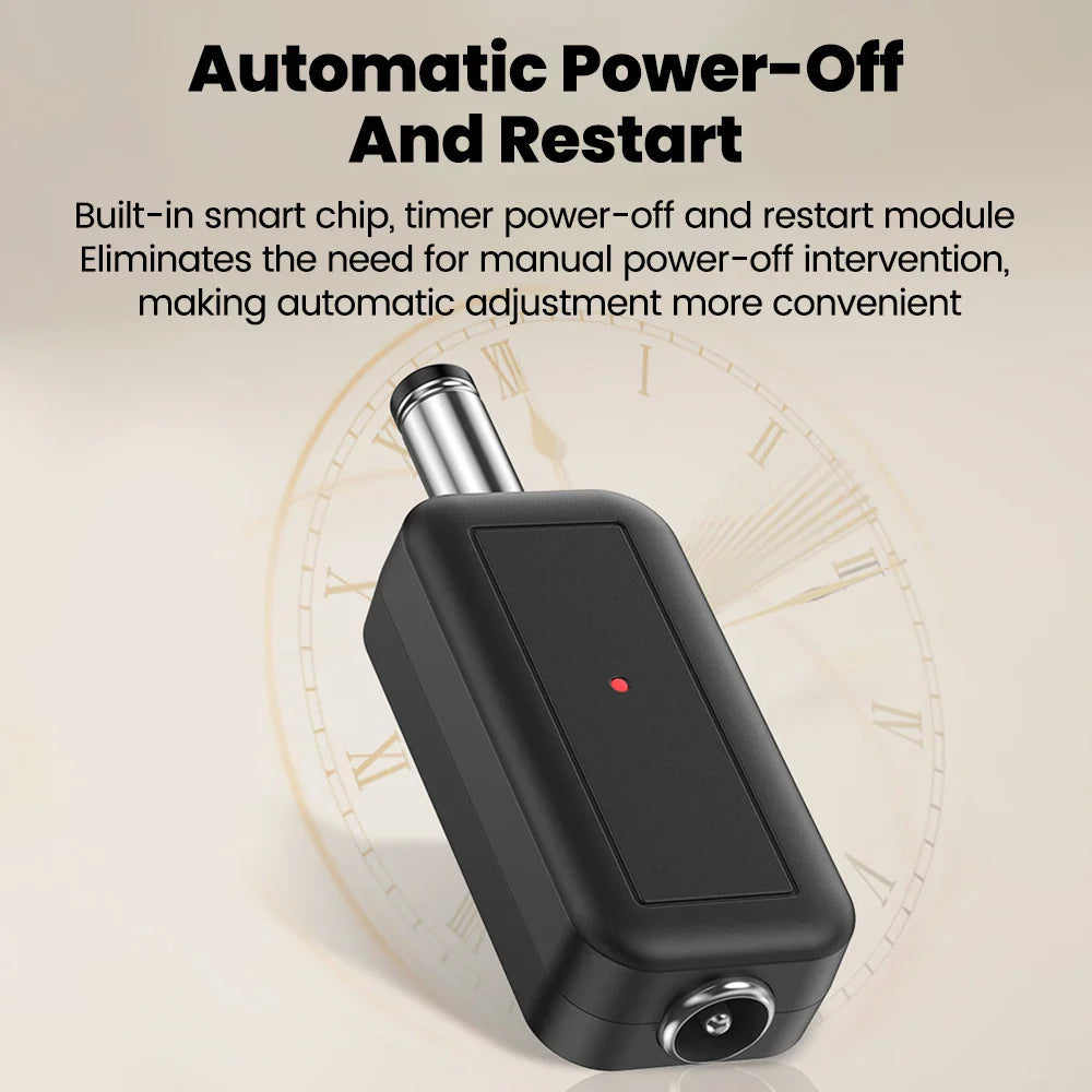 DC WiFi Auto Reboot Router Router 24H Automatic Power Off Reset Tool 5.5x2.1mm Restart Control Line 5V-24V Pi-Mart