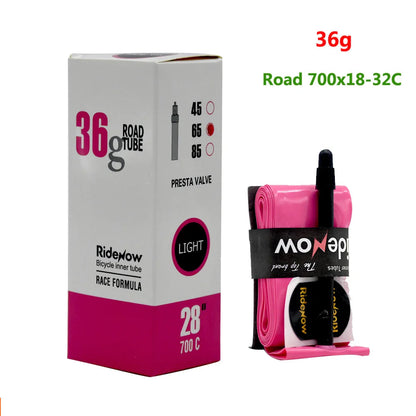 RideNow TPU Bike Inner Tube 700C 700x18 23 25 28 32 35 37 40 47C Road Bicycle Tire MTB Bike Camera 29x1.5 1.75 1.9 pneu aro Pi-Mart