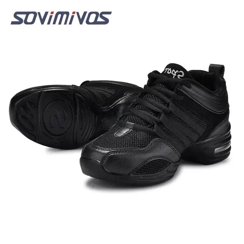 Women's Dance Shoes Soft Outsole Woman Breath Jazz Hip Hop Shoes Sports Sneakers Ladies Girl's Modern Jazz Dancing Shoes for Men NovaCart