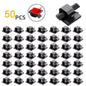50Pcs Self-Adhesive Cable Clip Wire Protector Fixer Holder Desktop Tidy Management Wire Organizer For Mouse Headset Wire Storage Pi-Mart