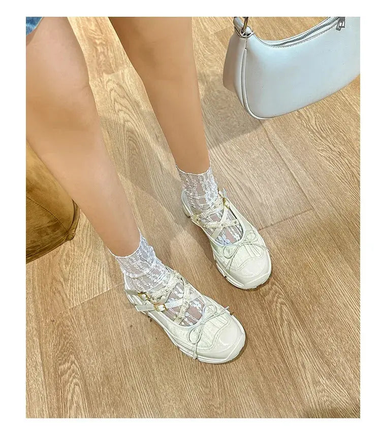 Design Summer New Round Toe Women Flats Fashion Loafers Shallow Mary Jane Shoes Soft Casual Ballet Shoes Slingback Shoes NovaCart