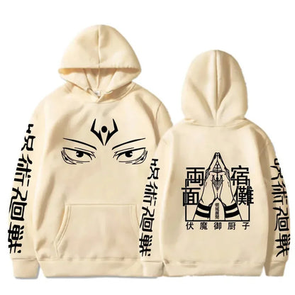 Hoodies New Japanese Anime Graphic Printing Sweatshirts for Men Womnen Hip Hop Casual Autumn Winter Fleece Streetwear Tops NovaCart