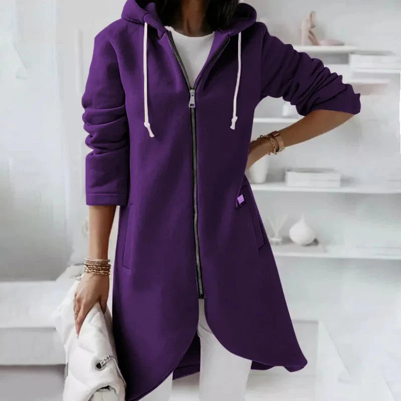 Oversized Zip-Up Streetwear Hoodie Women FitiqueFit