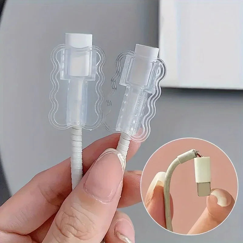 Data Cable Protector Sleeves,Anti-Breakage Cord Saver,Mobile Phone Accessory,Flexible Cord Management for School and Home Pi-Mart