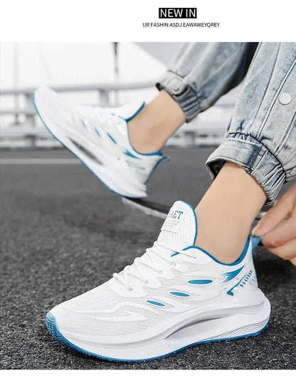Men's Breathable Sports Shoes Spring New Mesh Casual Fashion Versatile Trendy Men's Shoes Summer Running Shoes Suitable for Outdoor Sports NovaCart