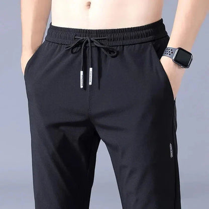 Slim Fit Stretch Jogger Pants with Elastic Waist FitiqueFit