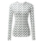 Woman Clothes Korean Moon Print Long Sleeve T-Shirt Fashion Casual Layered Sun Protection Top Ice Silk Basic Tee Spring Autumn NovaCart