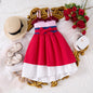 2025 Summer Children's Casual Skirt Princess Costume Moana Girls Dress Princess Cosplay Clothing Girls Carnival Costume Outdoor NovaCart