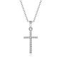 Geometry Interlocking Square Triangle Male Pendant Stacking Streetwear Necklace