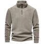 AIOPESON Brand Quality Thicken Warm Fleece Jacket for Men Zipper Neck Pullover Men's Sweatshirt Soft Shell Mens Jacket NovaCart