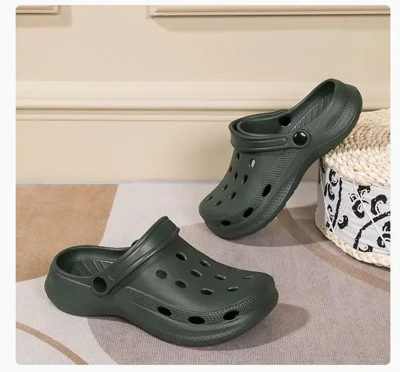 Summer Men Clogs Sandals Men's and Women's Leisure Slippers Beach Slides Home Garden Shoes Outdoor Sandals Plus Size 46 47 48 NovaCart