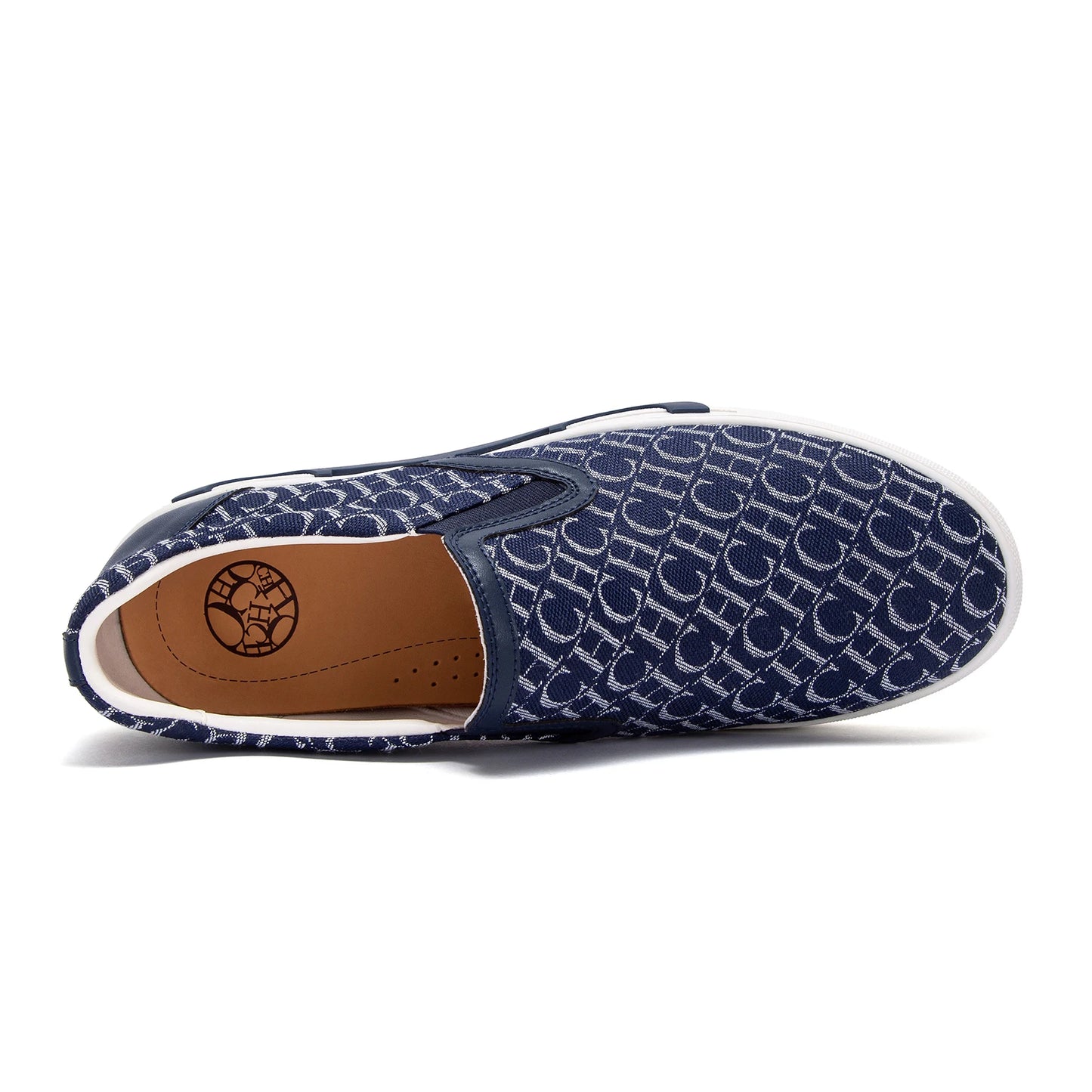 Shoes For Man Loafers Breathable cloth upperLeather elasticized adjustable mouthCH lettersLuxury brand men's shoes NovaCart
