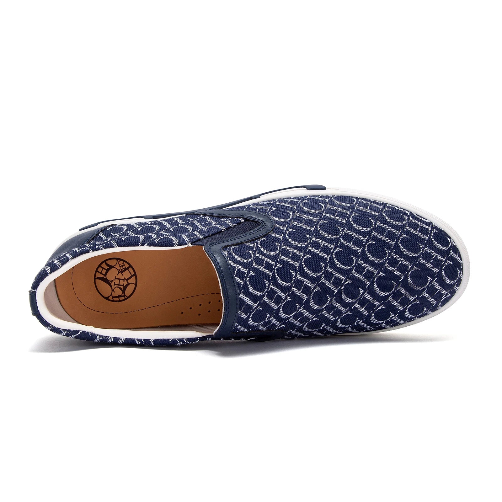 Shoes For Man Loafers Breathable cloth upperLeather elasticized adjustable mouthCH lettersLuxury brand men's shoes NovaCart