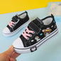 Children's  New Spring Canvas Shoes Cartoon Graffiti Children's Casual Shoes for Girls Comfort Fashion Kids Flat Tennis Sneakers NovaCart