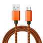 USB Type C Cable Date Sync 2.4A Fast 1M 2M 3M Charging Nylon Braided Wire Charger Cable For Samsung Huawei Android Mobile Phone Pi-Mart