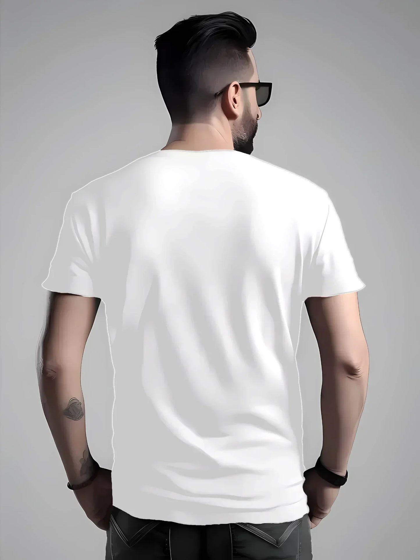 Summer 2025 New Brand Luxury Letter Pattern Printed Men's 100% Pure Cotton Short Sleeve Round Neck T-shirt NovaCart