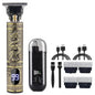 T9 Vintage Men's Electric Hair Clipper Beard Trimmer/Rechargeable Hair Cutting Machine With Nose Hair Trimmer Kit Boyfriend Gift NovaCart