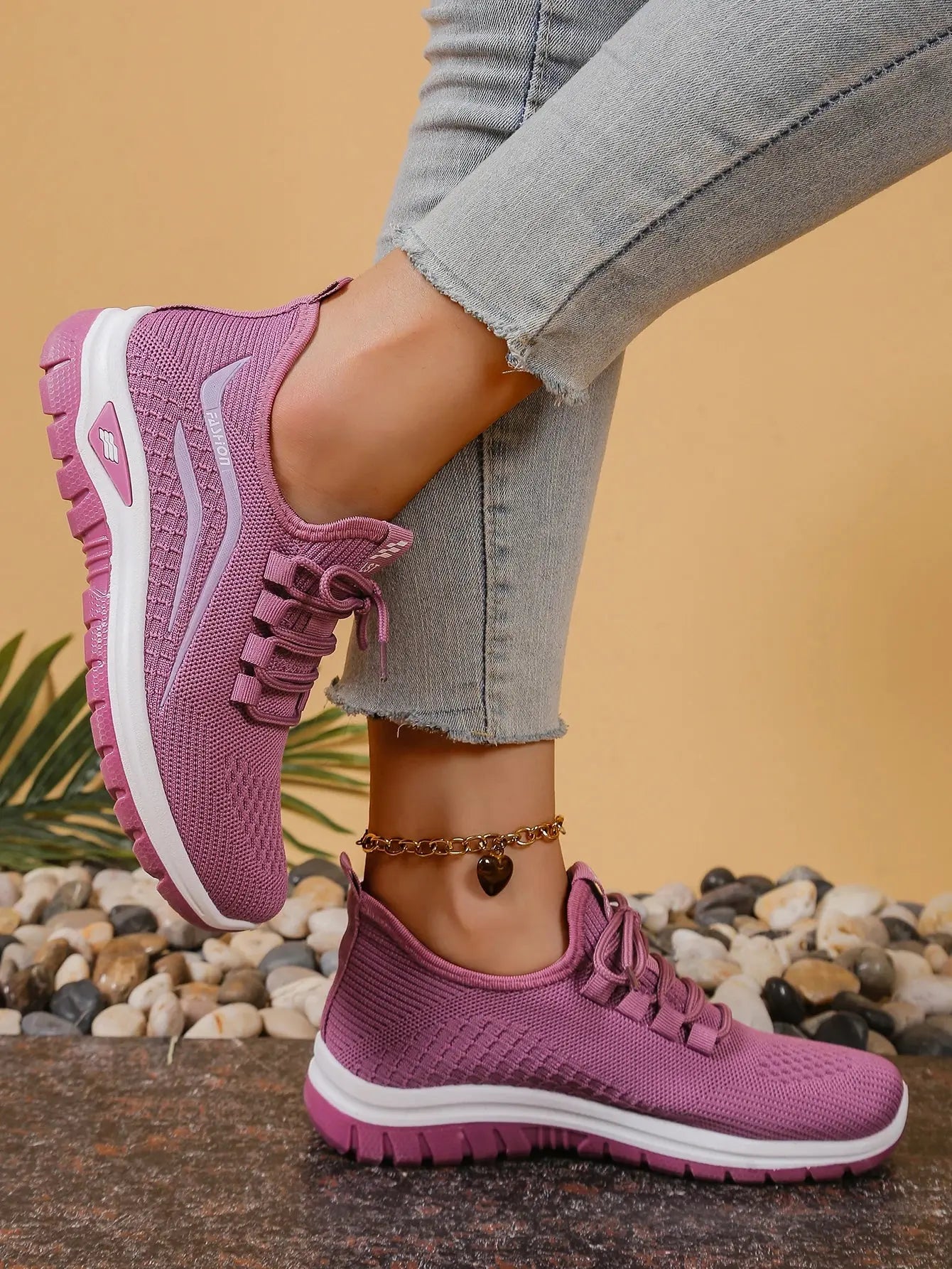 Women's shoes, soft soles, not tired feet,summer sneakers platform shoes, flying weaving, breathable women's sneakers shoes NovaCart