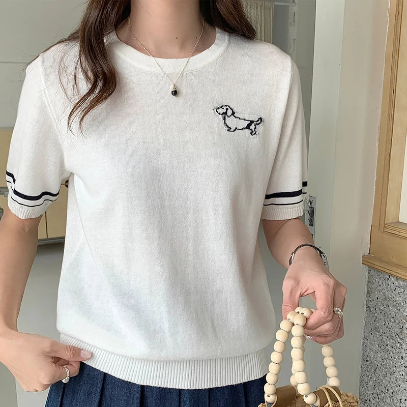 Summer Women's T-shirt 100% Cotton Short Half Sleeve O neck Clothes Solid Casual Pullover Basic Female Top NovaCart