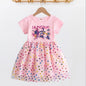 Kids Clothes Summer Short sleeves Kpop Demon Hunters Girls Dress Fashion Children Princess Dresses Baby Girl Cute Birthday Party NovaCart
