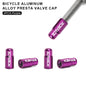 2/4/10Pcs Bicycle Tire Valve Cap Dustproof Lightweight Aluminum Alloy MTB Road Bike Tube Tyre Gas Nozzle Cover For FV Presta Pi-Mart