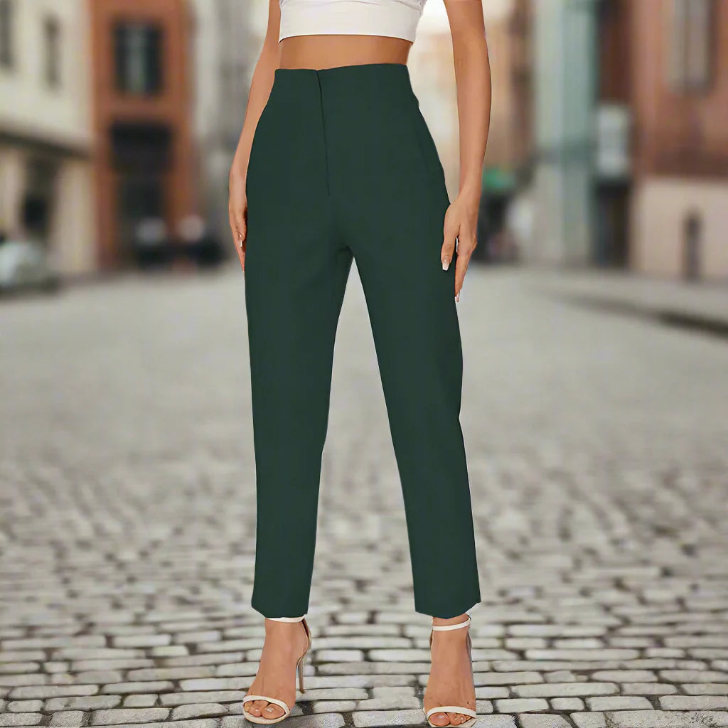 Women’s High Waist Slim Trousers FitiqueFit