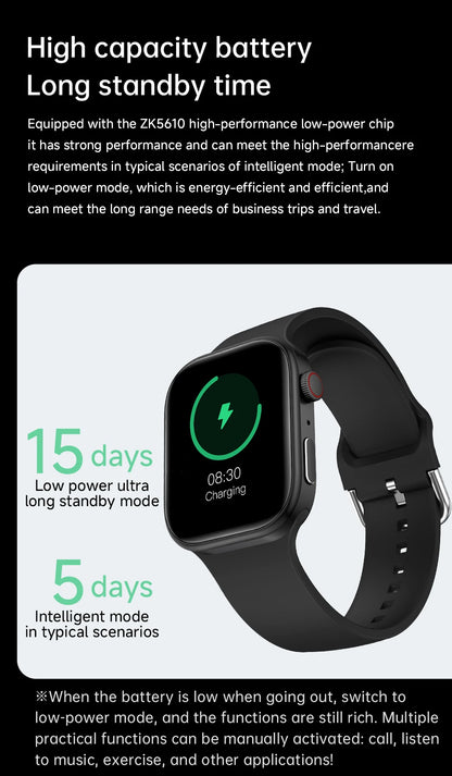 2026 Smart Watch 1.83" HD Screen Bluetooth Call Heart Rate Monitoring 120+ Sports Modes Waterproof for Men Woman Smartwatch Gift NovaCart