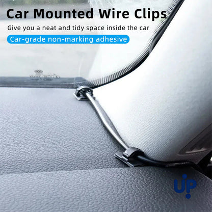 30pcs Cable Organizer Clips Cord Holder Desktop Workstation Wire Manager USB Charging Data Line Bobbin Winder Cable Management Pi-Mart