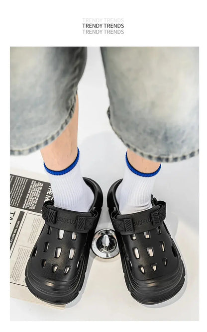 Men's Sandals Casual EVA Clogs for Men Summer Comfortable Garden Shoes Non-slip Wear-resistant Beach Slippers for Men 2025 New NovaCart