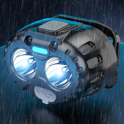Powerful LED Headlamp IPX4 Waterproof Emergency Head Flashlight 250LM XPE LED Headlamp 500mAh for Outdoor Fishing Camping Hiking Pi-Mart