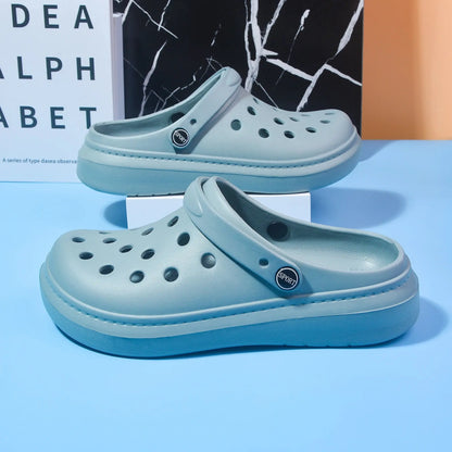 Beach Shoes Men's Summer Ligtweight EVA Trend Home Sandals Clogs Shoes Men Baotou Slippers Outdoor Students Comfortable Sandals NovaCart