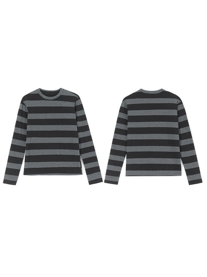 Women Teen Girls Fairy Grunge Y2k Long Sleeve Baggy Shirt Tops Striped Baby Tees Vintage Streetwear T-Shirt Autumn Clothes NovaCart