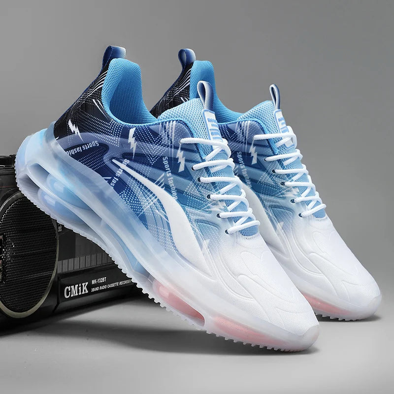 Men's Fashionable Basketball Shoes, with Air Cushioning, Comfortable and Non-Slip, Breathable and Shock-Absorbing, Suitable for Men's Outdoor Activities NovaCart