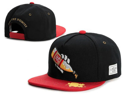 Classic Snapback Hat – Flat Bill Adjustable Baseball Cap FitiqueFit