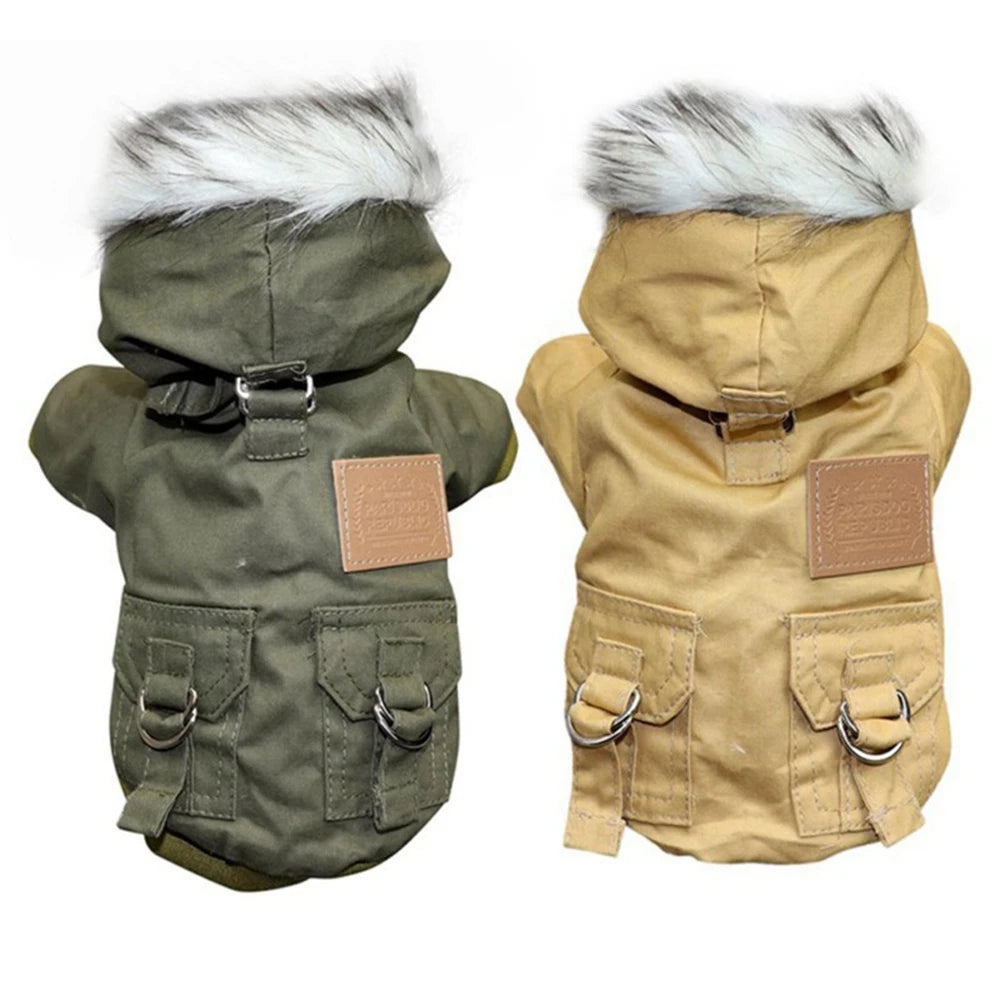 Winter Warm Puppy Jacket, Thicken Hoodie Dog Coat for Small Medium Dogs Chihuahua Yorkies, Cute Pet Clothing NovaCart