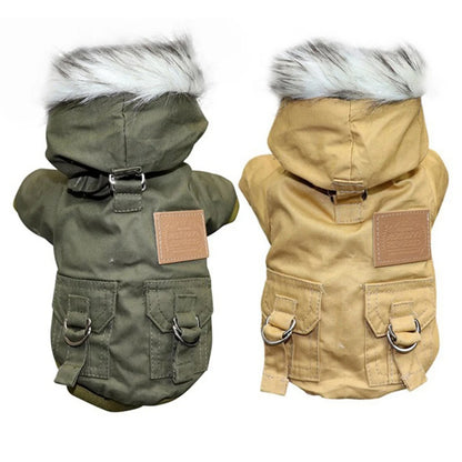 Winter Warm Puppy Jacket, Thicken Hoodie Dog Coat for Small Medium Dogs Chihuahua Yorkies, Cute Pet Clothing NovaCart