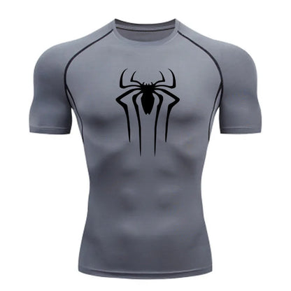 New Compression Shirt Men Fitness Gym Super Hero Sport Running T-Shirt Rashgard Tops Tee Quick Dry Short Sleeve T-Shirt For Men NovaCart