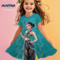 Girls Kpop Cartoon Demon Hunters Dress Summer Kids Anime Princess Beach Outfit Casual Sleepwear NovaCart
