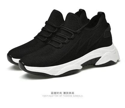 Men Sneakers Casual Heightening Shoes 8cm Height Increase Shoes For Men Summer Breathable 6cm Elevator Shoes 10cm Insole Taller NovaCart