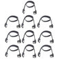 1-10PCS 50CM SATA 3.0 Data Cable High-speed Sata III Cable Adapter Connection Converter For SATA HDD SSD CD Drive Writer Desktop Pi-Mart