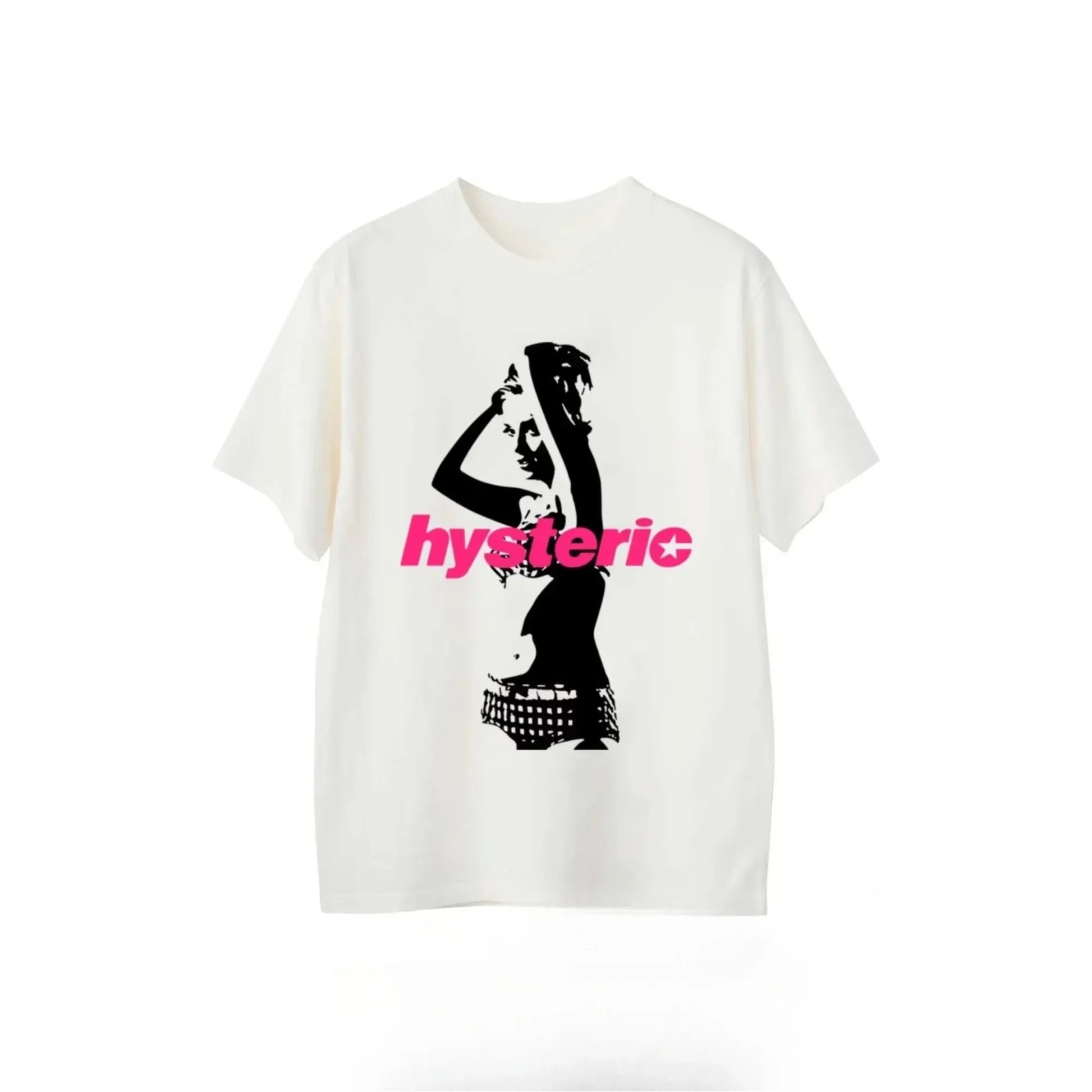 2025 Summer New High Quality HYSTERIC Printed Graphic T-shirts Men and Women Short Sleeved High Quality T-shirts Street Wear NovaCart