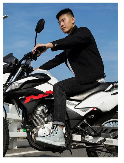 New Motorcycle Boots Men Women Knight Outdoor Riding Anti-slip Spring Sneakers Shoes Bicycle Mountain Racing Road Speed Summer NovaCart