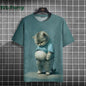 Cat Print shirts - Y2K Graphic T-Shirt FitiqueFit