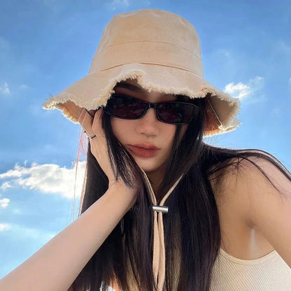 Unisex Tassel Cotton Bucket Hat FitiqueFit