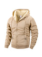 Winter Men's Zipper Jacket Fleece Warm Windproof Hoodies Heavyweight Cardigan Casual Sports Long Sleeve Sweatshirts Hooded Coat NovaCart