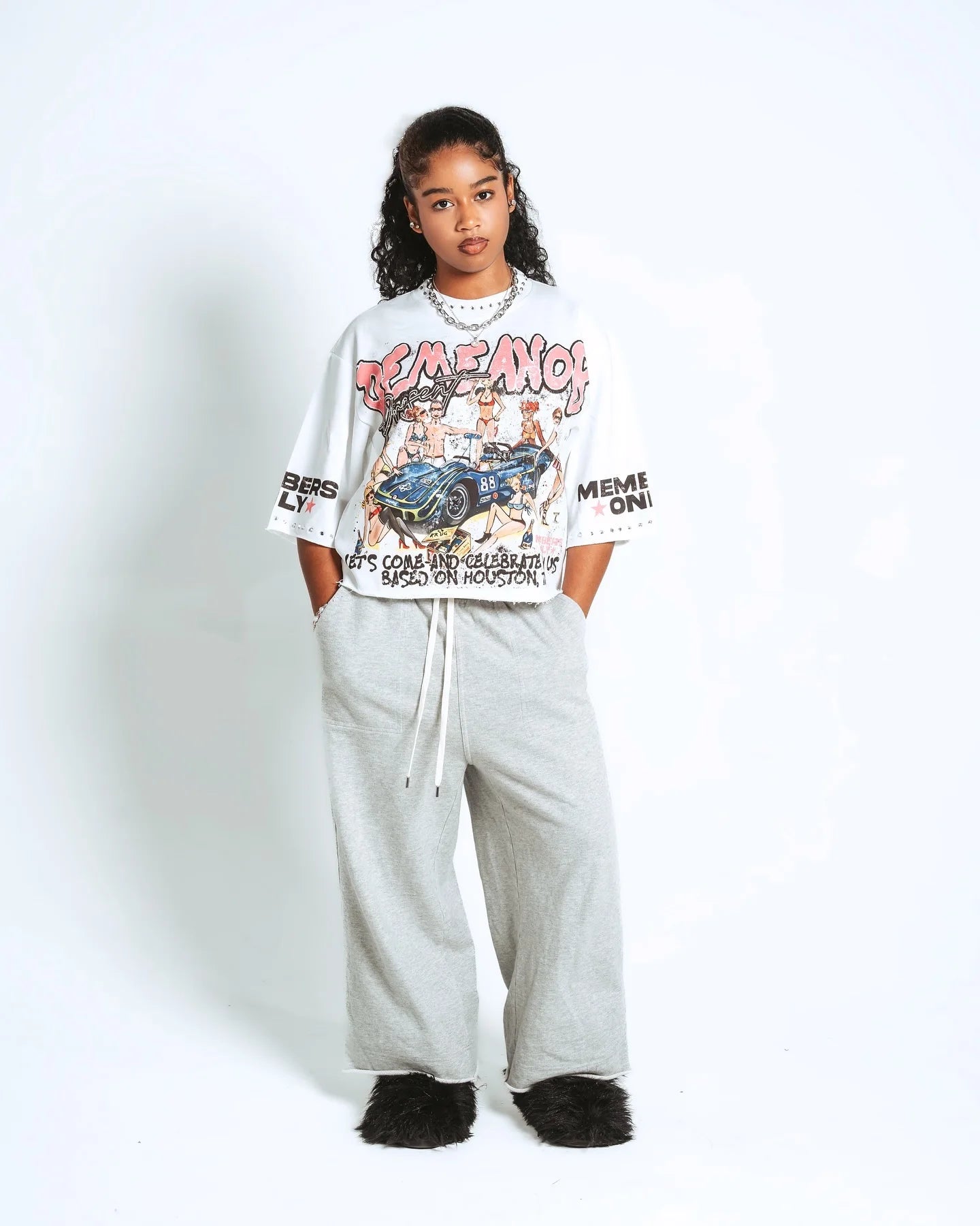 Womens Y2k Grunge Shirts Baggy Rhinestone Crew Neck Short Sleeves Harajuku Vintage Girls Clothes Hip Hop Graphic Print T Shirts NovaCart